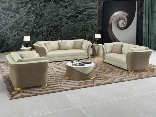 Exklusive Designer Möbel 32 Sitzer Wohnlandschaft Couch Polster Garnitur 2tlg.