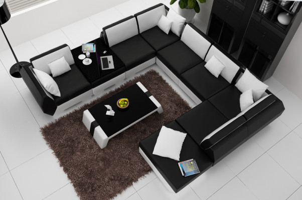 Ledersofa Couch Sofagarnitur Neu Ecksofa Eck Garnitur Design Modern Sofa R7002