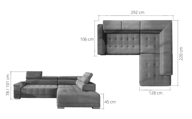 Ecksofa L Form Couch Wohnlandschaft Sofa Eck Design Modern Sofa Stoff Neu Pink