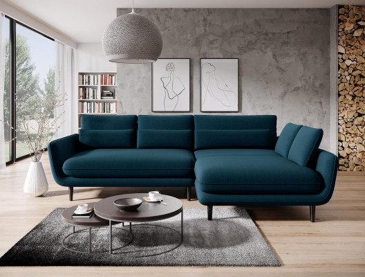 Ecksofa Sofa Couch Polster Wohnlandschaft Textil Eck Sofas Garnitur L Form Neu
