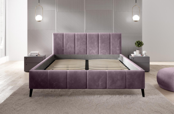 Bett Schlafzimmer Betten 180x200 Polsterbett Design Doppel Hotel Möbel Samt Neu