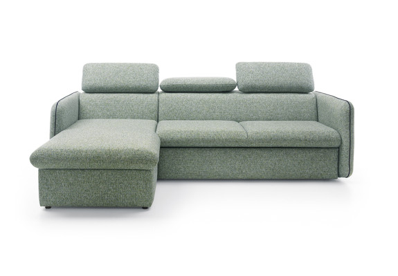 Design Ecksofa Schlafsofa Multifunktion Couch Leder Textil Polster Sofas