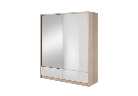 Garderobe Aufbewahrung 180cm Regal Schrank Archiv Schiebetüren Schiebetüren Büro