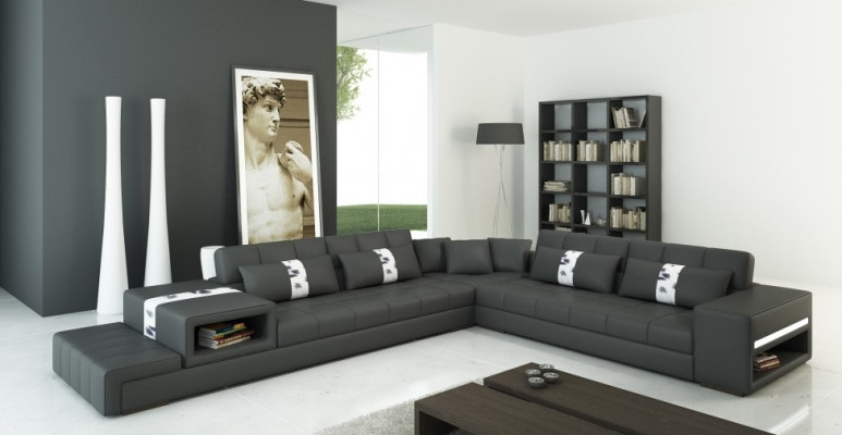 Stilvoll entspannen Das bequeme L-förmige Ecksofa für Ihr Zuhause