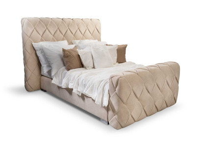 Luxus Schlafzimmer Möbel Betten Modern Bettrahmen 140x200 cm Design Kopfteil