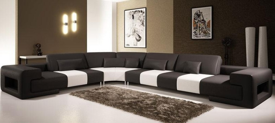 Stilvolles Design und höchster Komfort mit unserem großen L-förmigen Ecksofa