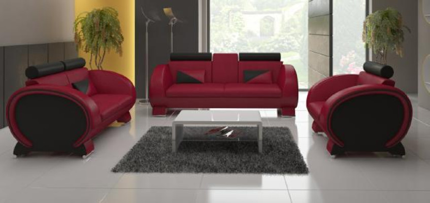 Sofagarnitur 3+2+1 Stoff Couch Desig Sofa Wohnlandschaft Polster Garnitur Textil