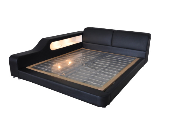 Design Luxus Bett Polster Leder Ehe Moderne Hotel Betten 140/160/180/200