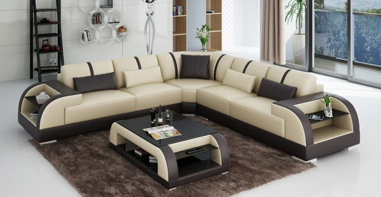 Wohnlandschaft Ecksofa Designer Sofa Eckcouch Polster Sitz Ecke Neu Rodos SW