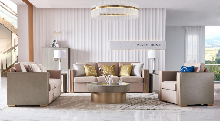 Luxus Möbel Wohnzimmer Sofagarnitur Hotel Stil Garnituren Sofa Couch