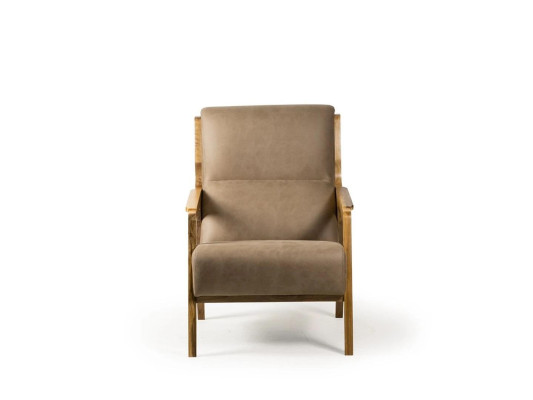 Design Grau Sessel Wohnzimmer Polster Leder Luxus Sitz Polstermöbel