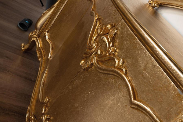 Anrichte Spiegel Luxus Kommode Garnitur Möbel Kommoden Anrichten Gold