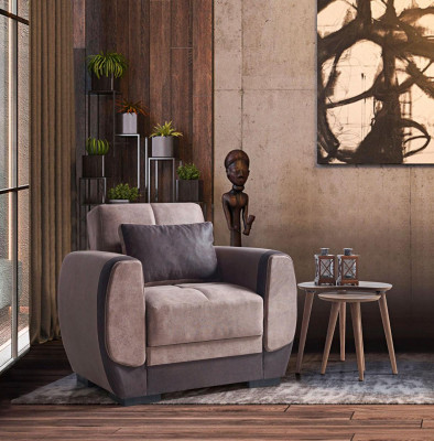 Sofagarnitur 3+1 Sitzer Textil Holz Sofa 3 Sitzer Modern Sessel Neu Komplett  Neu Set 