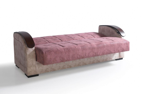 Rosa Modernes Sofa 3 Sitzer Relax Sofa Luxus 3er Sofa Wohnzimmer Neu 3 Sitzer
