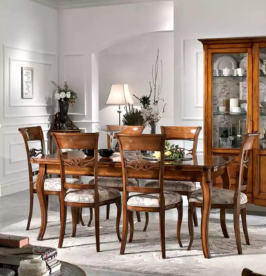 Esstisch 6x Stühle Esszimmer Set Essgruppe Tisch 7tlg Garnitur Neu