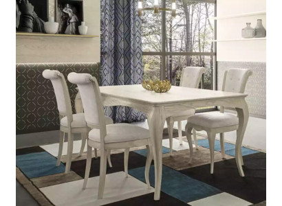Esszimmer Tisch Esstisch 4x Stuhl Garnitur Tische Stühle Set 5tlg Möbel