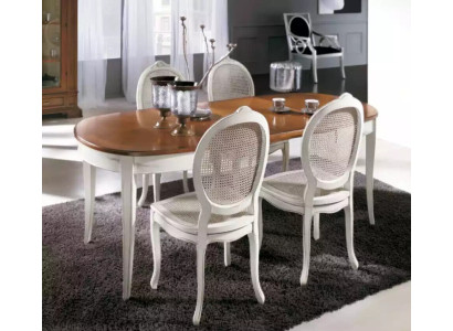 Esstisch Garnitur Ovaler Tisch Essgruppe Esstisch mit 4x Stühle Esszimmer