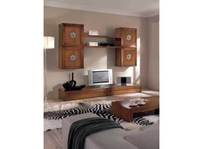 Wohnzimmermöbel Set Designer Wohnzimmer Braun Sideboard Wohnwand Neu