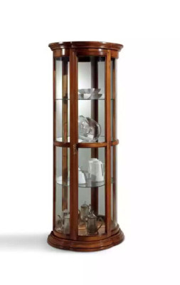 Wohnzimmer Anrichte Glas Schrank Vitrine Anrichte Holz Schränke Möbel