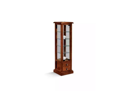 Vitrinen Glas Schrank Echtholz Vitrine Wohnzimmer Möbel Anrichte Neu