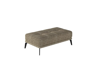 Lounge Fußhocker Hocker xxl Club Ottomane Pufa Leder Textil Ottoman Designer Neu