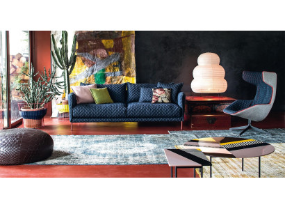 Design Gruppe Couch Polster Garnitur Sessel Sofas Sofa 3 Sitzer + Ohrensessel