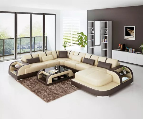 Eckgarnitur Ecksofa Polster Eckcouch Moderne Wohnzimmer Sofa Couch