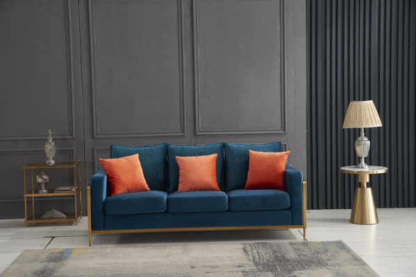 Sofagarnitur 3+2 Sitzer Set Design Sofas Polster Couchen Textil Relax Garnituren
