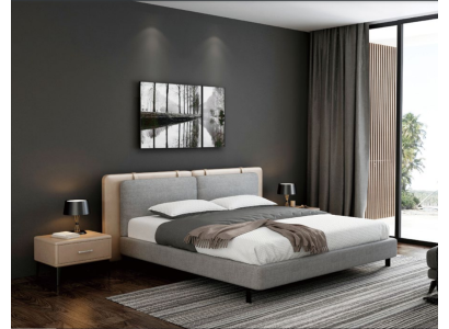 Doppelbett Bett Ehebett Design Luxus Luxur Betten Polsterbett Designbett