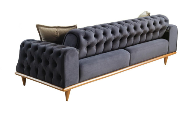 Luxus Sofagarnitur Weiche Couch Textil Stoff Sofa Set 331 Sitzer Möbel