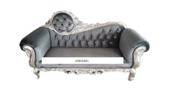 Thron Sessel Königlicher Polster Chesterfield Samt 2 Sitzer Antik Stil Stühle