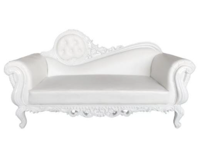Liege Thron Chaiselongue Königlicher Polster Chesterfield Samt Antik Stil Sessel