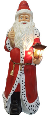 Design Figuren Skulpturen Moderne Abstrakter Weihnachtsmann Skulptur Deko Garten