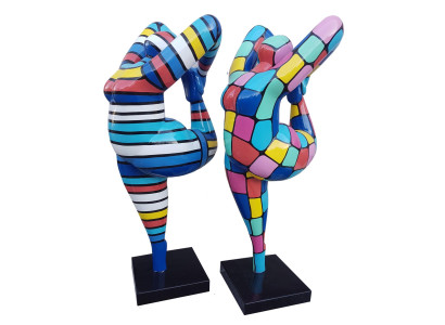 Designer Abstrakte Figuren Moderne Dekorationen Figuren Frau Skulptur Skulpturen