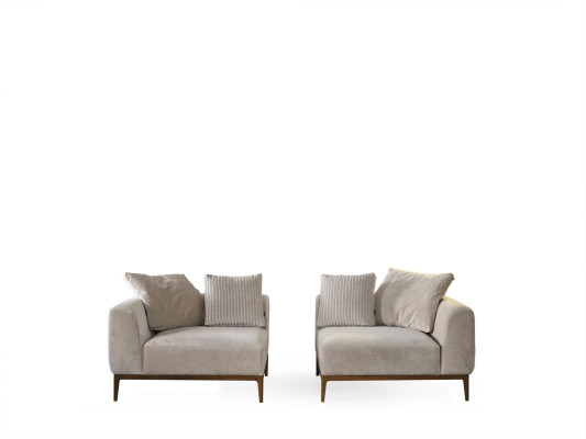 Dreisitzer Sofa 3 Sitzer Sofas Design Weiß Modern Stoff Polyester Neu