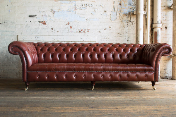 Xxl Big sofa Chesterfield Sofa 4 Sitzer Couch Polster Luxus Klassische Textil