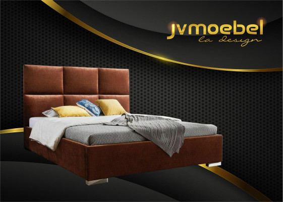 Moderne Schlafzimmer Betten Textil Bett Stoff Chesterfield 180x200 Doppelbett