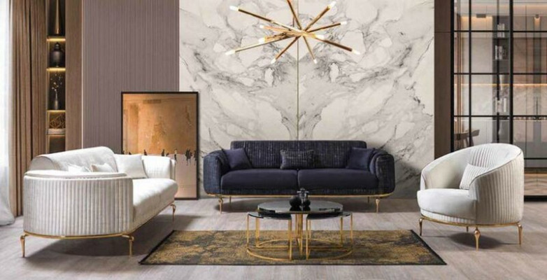 Luxus Einsitzer Sessel Couch Polster Möbel Relax Club Designer Sofa