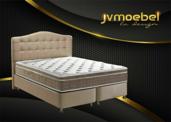 Bett Leder 2x Nachttisch 3 tlg. Schlafzimmer Set Möbel Modern Luxury Betten Neu