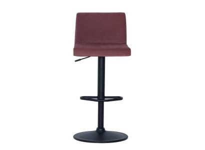 Modern Rosa Stuhl Designer Barhocker Textil stilvoll Luxus Möbel Hocker