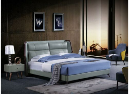 Bett 2x Nachttische 3tlg. Italienische Möbel Schlafzimmer Betten Holz Neu Set