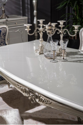 Tisch Luxus Esszimmertisch Esszimmer Holztisch Tische Art déco Möbel
