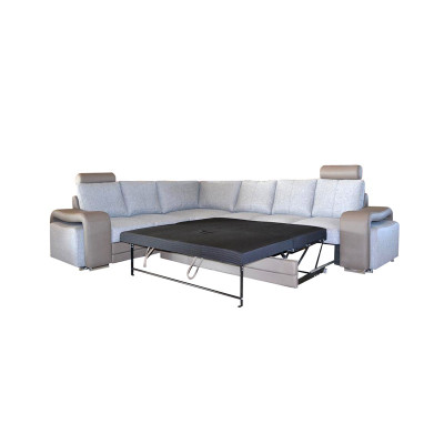 L-Form Stoff Ecksofa Wohnlandschaft Polster Eck Sofa Couch Sitz Garnitur
