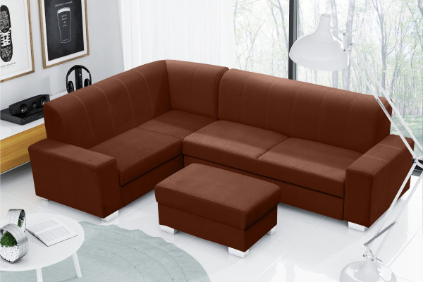 Sofa Schlafsofa Designer Sofa mit Bettfunktion + Bettkasten Ecksofa Couch NEU