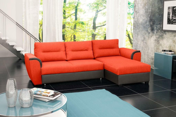 Schlafsofa Eck Sofa Polster Eck Bettfunktion Neu Schlaffunktion Garnitur