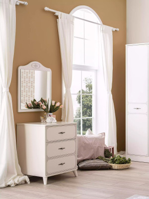 Komplette Jugendbett Funktionsbett Ausziehbares Set 8tlg Holz Weiß