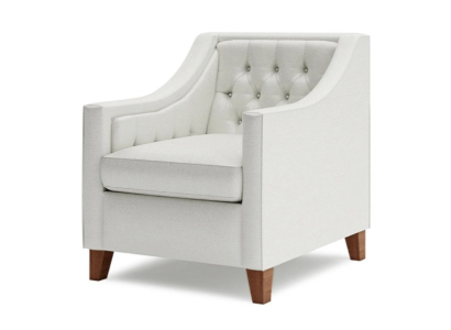 Sessel Textil Stoff Weiß Kreative Möbel Neu Loft Wohnzimmer Modern Chesterfield