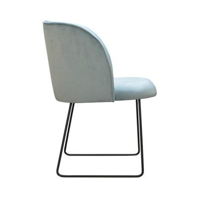 Design Wartezimmer Stuhl Sitz Praxis Ess Zimmer Stühle Textil Stoff Polster Neu