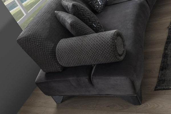 Luxus Sofagarnitur Garnitur Sofas Sofa Sessel Dreisitzer 3+3+1 Sitzer Stoff Neu