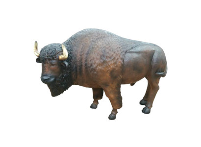 Bison Lebensgroße Figur Dekoration Statuen Skulptur Garten Deko Figuren 90cm neu